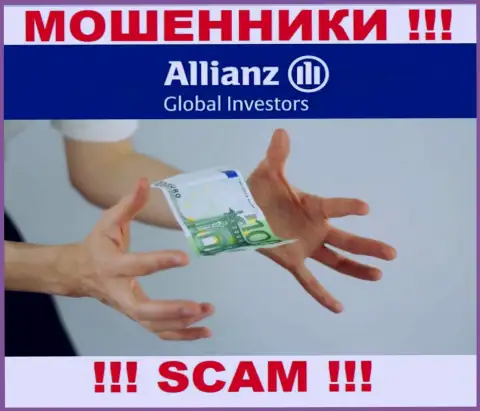 В компании Allianz Global Investors LLC вынуждают погасить дополнительно комиссию за возврат денег - не стоит вестись