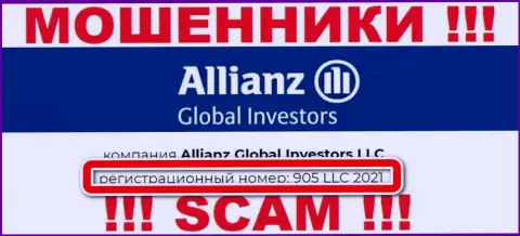 Allianz Global Investors - ЖУЛИКИ !!! Номер регистрации конторы - 905 LLC 2021