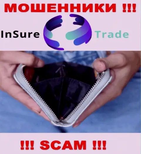 Мошенники InSure-Trade Io сделают все, чтобы затащить в свой капкан побольше биржевых игроков