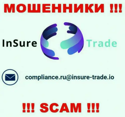 Контора Insure Trade не прячет свой адрес электронной почты и представляет его у себя на web-ресурсе