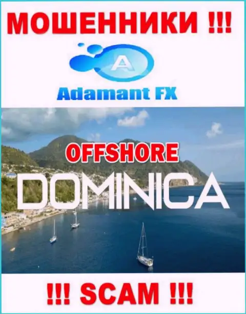 Адамант ФХ беспрепятственно оставляют без средств, так как обосновались на территории - Доминика
