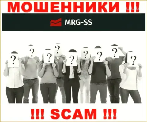 Мошенники MRG SS не желают, чтобы хоть кто-то видел, кто конкретно управляет организацией