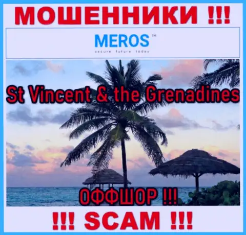 Сент-Винсент и Гренадины - это официальное место регистрации компании Meros TM