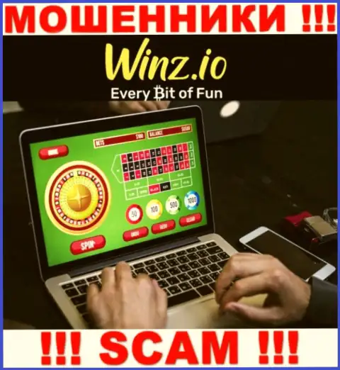 Направление деятельности internet мошенников Winz - это Casino, однако помните это развод !!!