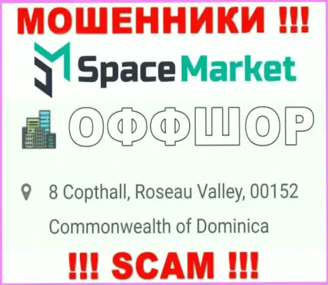 Советуем избегать совместной работы с жуликами Space Market, Dominica - их официальное место регистрации