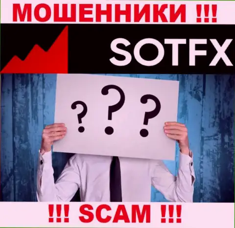 Понять кто является директором компании SotFX Com не представляется возможным, эти разводилы промышляют обворовыванием, именно поэтому свое начальство скрыли