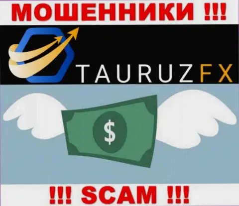 Дилинговый центр TauruzFX Com промышляет только на прием вложенных денег, с ними Вы ничего не сумеете заработать