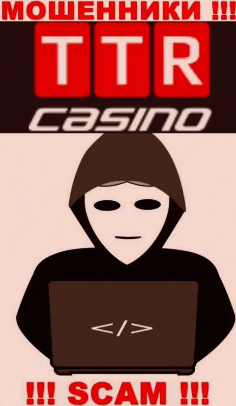 Перейдя на сайт мошенников TTR Casino мы обнаружили полное отсутствие инфы о их руководстве