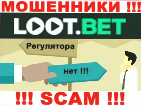 Данные о регуляторе компании Loot Bet не отыскать ни на их портале, ни в глобальной интернет сети