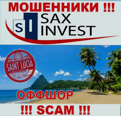 Т.к. Сакс Инвест Лтд зарегистрированы на территории Saint Lucia, отжатые депозиты от них не вернуть