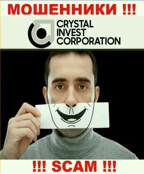 Не нужно верить Crystal Invest Corporation - сохраните собственные кровные