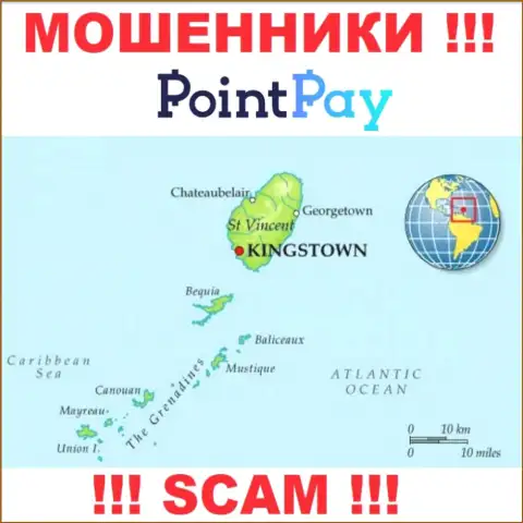 Point Pay - это кидалы, их адрес регистрации на территории St. Vincent & the Grenadines