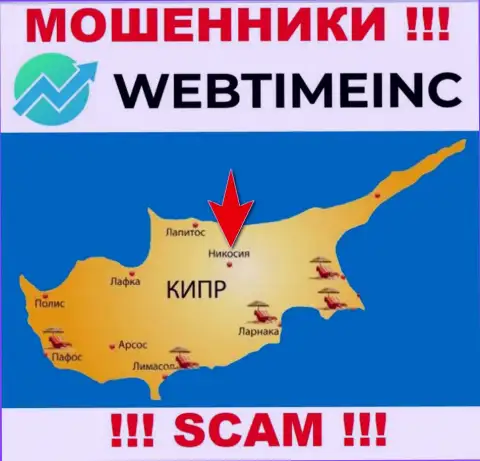 Организация Web Time Inc - это интернет мошенники, обосновались на территории Никосия, Кипр, а это офшорная зона
