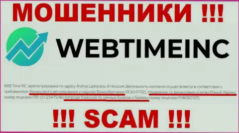 CySEC - орган, который обязан регулировать деятельность WebTimeInc Com, а не скрывать проделки