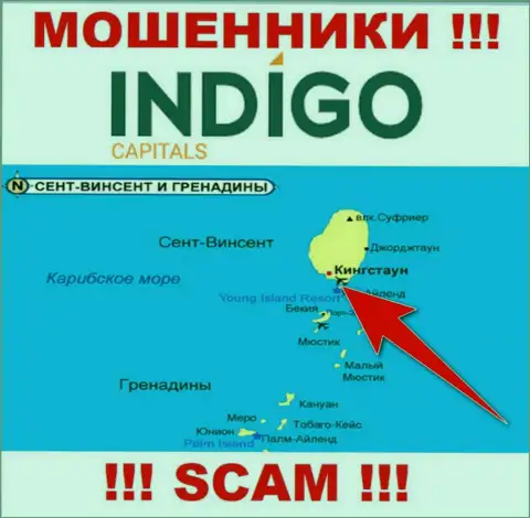 Кидалы Indigo Capitals базируются на территории - Kingstown, St Vincent and the Grenadines
