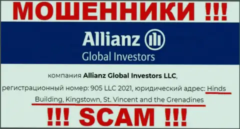 Офшорное местоположение Allianz Global Investors по адресу Хиндс Билдинг, Кингстаун, Сент-Винсент и Гренадины позволило им свободно воровать