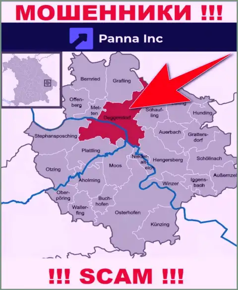 PannaInc решили не разглашать о своем достоверном адресе регистрации