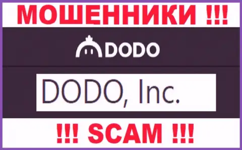 Додо Екс - это интернет разводилы, а руководит ими DODO, Inc