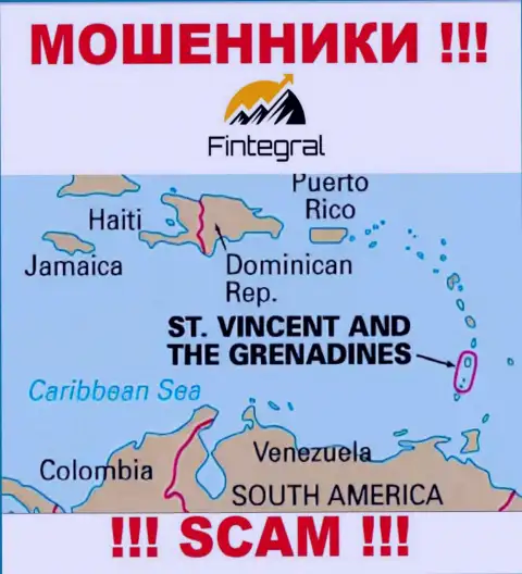 St. Vincent and the Grenadines - именно здесь зарегистрирована жульническая компания Fintegral