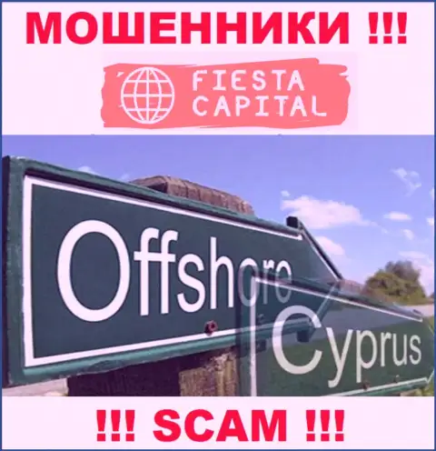 Оффшорные internet разводилы Fiesta Capital Cyprus Ltd скрываются вот тут - Cyprus