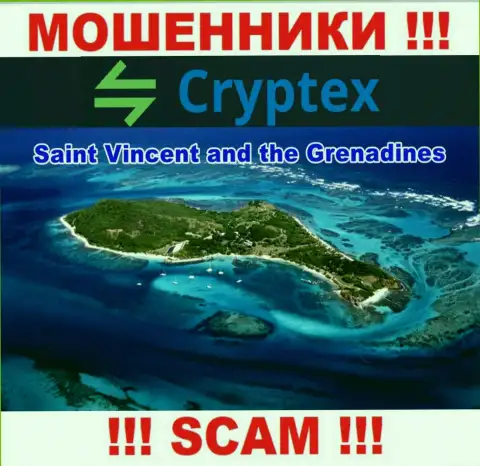 Из Криптекс Нет вложения возвратить невозможно, они имеют оффшорную регистрацию: Saint Vincent and Grenadines